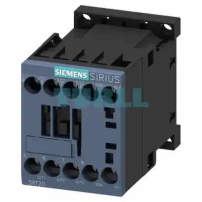 Siemens 3RT2016-1KB42 Power Contactor 3-Pole, 24V DC, 9A, 4kW, AC-3e/AC-3