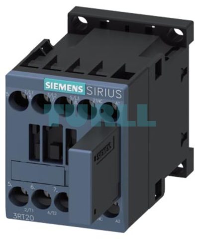 Siemens 3RT2017-1QB42 Power Contactor 12A, 3-Pole, 5.5kW/400V, 24V DC Coil with Varistor
