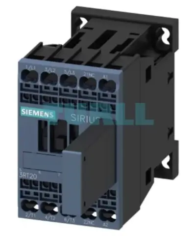 Siemens 3RT2017-2EP02 Power Contactor 12A, 5.5kW, 3-Pole, 230V AC with RC Element