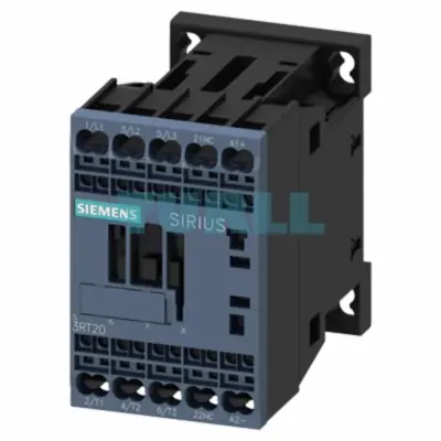 Siemens 3RT2018-2BF42 Power Contactor 16A, 7.5 kW / 400V, 3-Pole, 110V DC, S00