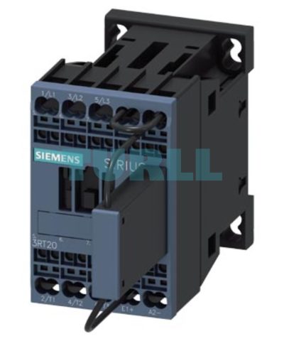 Siemens 3RT2018-2LB42-2LA0 Traction Contactor 16A, 3-Pole, 7.5 kW / 400V, 24V DC