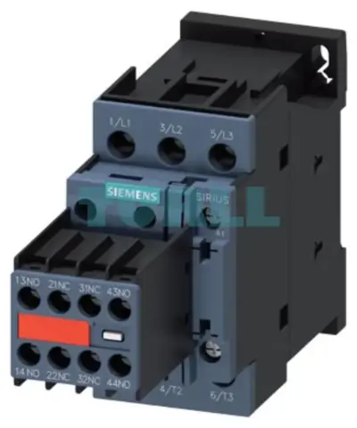 Siemens 3RT2023-1AL24-3MA0 Power Contactor AC-3e/AC-3, 9A, 4kW, 3-Pole, 230V AC, 50/60Hz