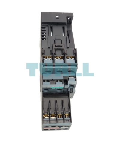 Siemens 3RT2023-1FB44-3MA0 Power Contactor 3-Pole, 9A, 4kW, 24V DC with Auxiliary Contacts