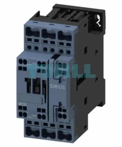 Siemens SIRIUS 3RT2023-2AC20 Power Contactor, 9A, 4kW, 24V AC Coil, 1NO+1NC, Size S0