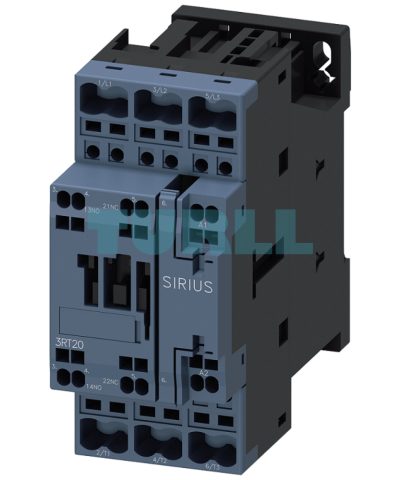 Siemens 3RT2024-2AP00 Power Contactor 12 A, 5.5 kW, 3-Pole, 230V AC, S0 Size