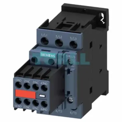 Siemens 3RT2025-1AL24-3MA0 Power Contactor 17A, 7.5kW, 3-Pole, 230V AC, 50/60Hz