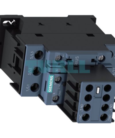 Siemens 3RT2025-1AP64 Power Contactor 3-Pole, 17A, 7.5 kW, AC-3, Screw Terminal