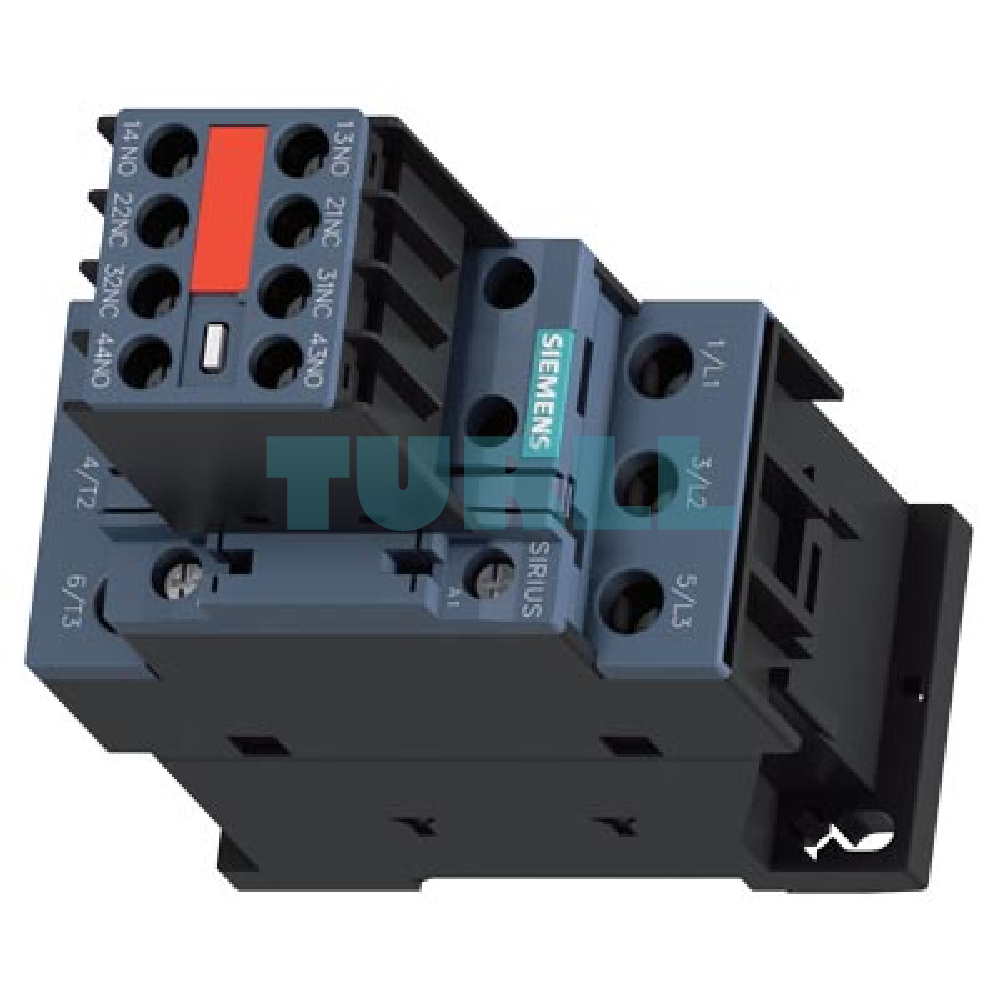 Siemens 3RT2025-1CL24-3MA0 Power Contactor 3-Pole, 17A, 7.5 kW / 400V AC with Auxiliary Contact Original Brand New 4 Siemens 3RT2025-1CL24-3MA0 Power Contactor 3-Pole, 17A, 7.5 kW / 400V AC with Auxiliary Contact