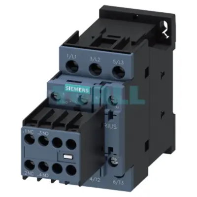 Siemens 3RT2027-1AC24 Power Contactor 32A, 15kW, 3-Pole, 24V AC, S0 Size