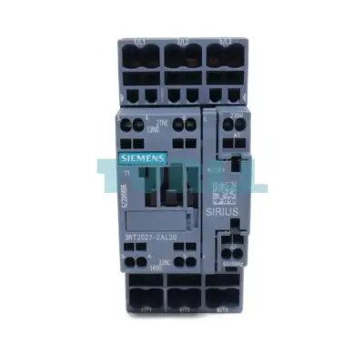 Siemens 3RT2027-2AL20 Power Contactor 32A, 15kW, 3-Pole, 230V AC, S0 Size