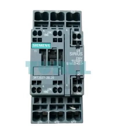 Siemens 3RT2027-2EL20 Power Contactor 32A, 15kW, 3-Pole, 230V AC with RC Element