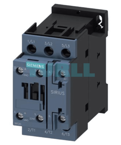 Siemens 3RT2028-1AG20 Power Contactor 38A, 18.5kW, 3-Pole, 110V AC