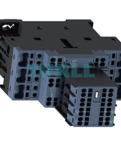 Siemens 3RT2028-2AB04 Power Contactor 38A, 18.5 kW, 3-Pole, 24V AC, Auxiliary Contacts