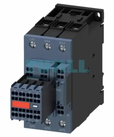 Siemens 3RT2035-3KB44-3MA0 Power Contactor 3-Pole, 41A, 18.5kW / 400V, 24V DC Coil
