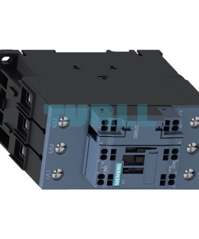 Siemens 3RT2036-3XB40-0LA2 Traction Contactor AC-3/AC-3e, 51A, 22kW, 3-Pole, 24V DC, Varistor