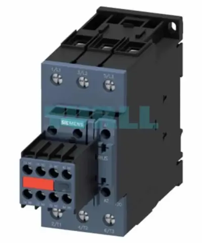 Siemens 3RT2037-1KB44-3MA0 Power Contactor 65A, 30kW, 3-Pole, 24V DC