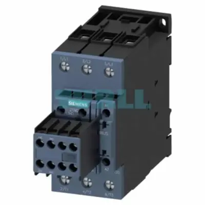 Siemens 3RT2037-1NE34 Power Contactor, SIRIUS 3RT2, 65A, 30kW, Size S2, 48-80V UC Coil
