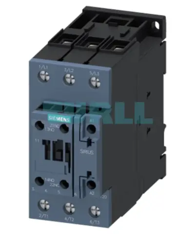 Siemens 3RT2037-1XF40-0LA2 Traction Contactor 3-Pole, 65A, 30kW, 110V DC
