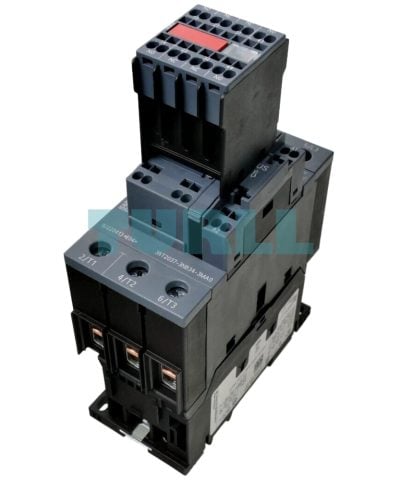 Siemens 3RT2037-3NB34-3MA0 Power Contactor 65 A, 30 kW, 3-Pole AC-3/AC-3e, Integrated Varistor