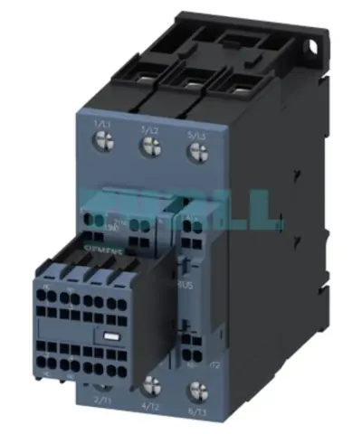 Siemens 3RT2037-3XB44-0LA2 Traction Contactor 65A, 30kW, 24V DC, 3-Pole AC-3e/AC-3