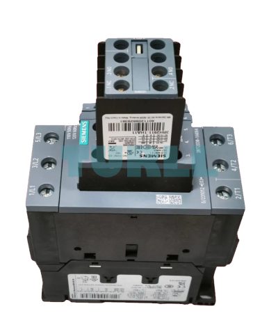 Siemens 3RT2038-1AK64 Power Contactor 80A, 37kW, 3-Pole with Auxiliary Contacts