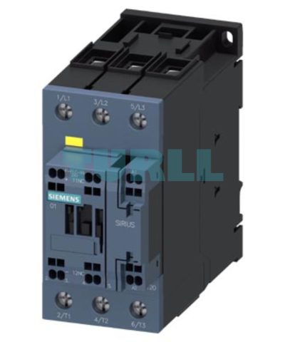 Siemens 3RT2038-3SP30 Power Contactor 80 A, 37 kW, 3-Pole AC-3/AC-3e, Integrated Varistor, S2 Size