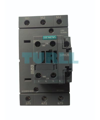 Siemens 3RT2046-1AR60 Power Contactor 95A, 3-Pole, 45kW, AC-3 / AC-3e