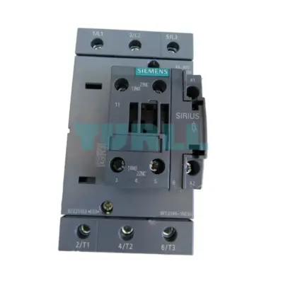 Siemens 3RT2046-1NE30 Power Contactor 95A, 3-Pole, AC/DC Control, Integrated Varistor, 45kW/400V