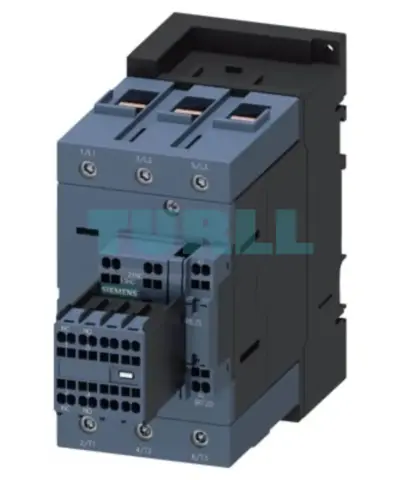 Siemens 3RT2046-3XF44-0LA2 Traction Contactor 95A, 45kW/400V, 3-Pole, 110V DC with Integrated Varistor