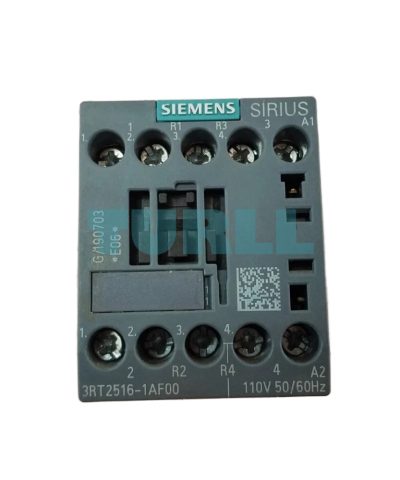 Siemens 3RT2516-1AF00 Power Contactor 4-Pole, 9A, 4kW / 400V, AC-3, 110V AC Coil