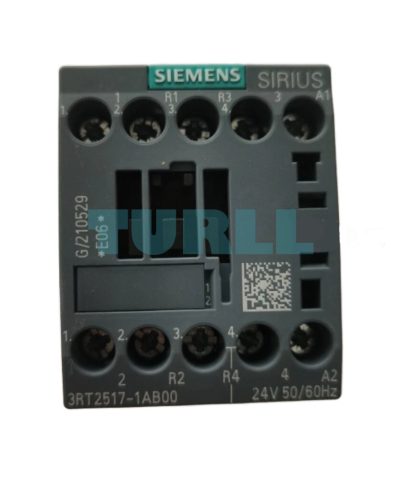 Siemens 3RT2517-1AH00 Power Contactor 12A, AC-3, 5.5 kW, 4-Pole, 48V AC Coil, S00 Size
