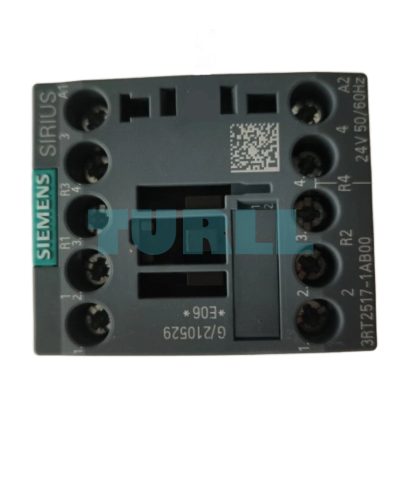Siemens 3RT2517-1AH00 Power Contactor 12A, AC-3, 5.5 kW, 4-Pole, 48V AC Coil, S00 Size