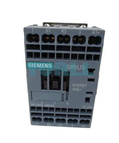 Siemens 3RT2518-2BB40 Power Contactor 16A, 7.5kW, 4-Pole, 24V DC