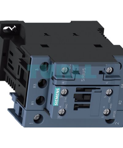 Siemens 3RT2526-1BE40 Power Contactor AC-3, 25 A, 11 kW / 400 V, 4-Pole, 60 V DC Coil, S0 Size