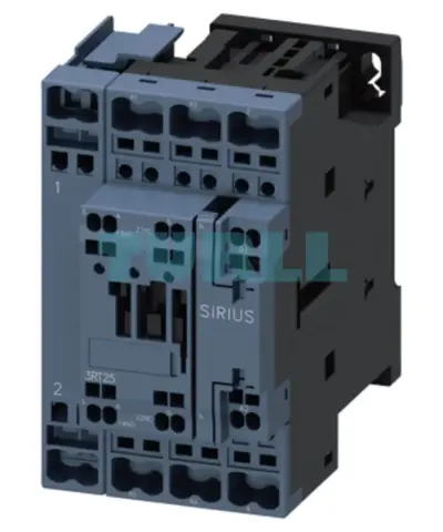 Siemens 3RT2526-2AF00 Power Contactor 25A, 11kW, 4-Pole, 110V AC