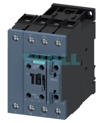 Siemens 3RT2535-1AD00 Power Contactor 35A, 4-Pole, AC-3, 18.5 kW / 400V