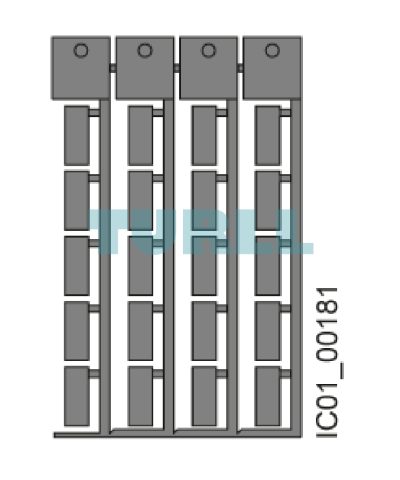 Siemens 3RT2900-1SB10 Device Identification Labels, SIRIUS Devices, 10x7 mm, Titanium Gray