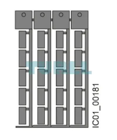 Siemens 3RT2900-1SB10 Device Identification Labels, SIRIUS Devices, 10x7 mm, Titanium Gray