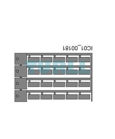 Siemens 3RT2900-1SB60 Adhesive Labels, 19x6 mm Titanium Gray For SIRIUS Devices, 10 A4 Sheets (306 Labels Each)