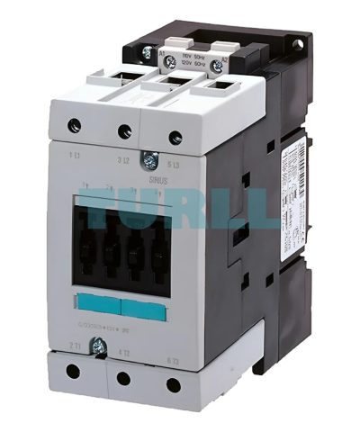 Siemens 3RT5045-1AR60 Contact Contactor 3-Pole, AC Contactor, 37 kW, AC-3, Size S3, Screw Terminal