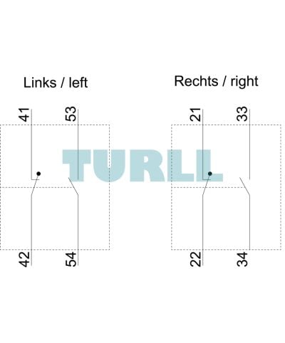 Siemens 3RH6911-1DA11 Lateral Auxiliary Switch Block, 1 NO + 1 NC, Size S00, Screw Terminal