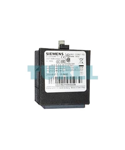 Siemens 3RH6911-1FA40 Front-Mount, 4 NO, Auxiliary Switch Block for 3RT2 Contactor