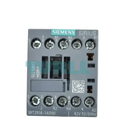 Siemens 3RT2516-1AD00 Power Contactor 9A, 4 kW, 4-Pole, AC-3