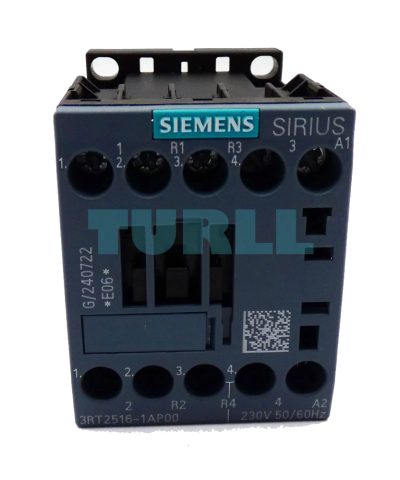 Siemens 3RT2516-1AP00 Power Contactor 4-Pole, 9A, 4 kW / 400V, AC-3