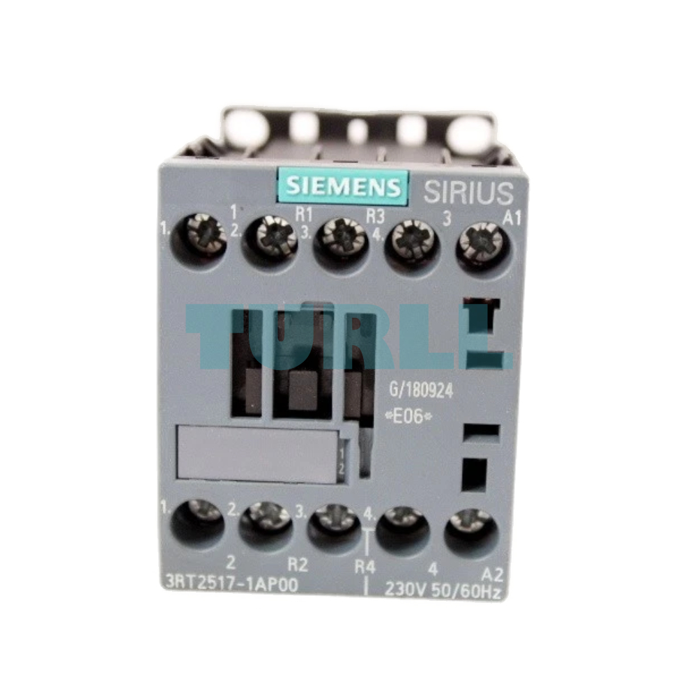 Siemens Power Contactor 3RT2517-1AP00 AC-3, 12 A, 5.5 kW / 400 V, 4-Pole, 230 V AC Original Brand New 1 Siemens Power Contactor 3RT2517-1AP00 AC-3, 12 A, 5.5 kW / 400 V, 4-Pole, 230 V AC