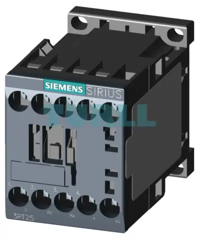 Siemens 3RT2517-1AP60 Power Contactor AC-3, 12A, 5.5 kW, 4-Pole, 220–240V AC, S00 Size