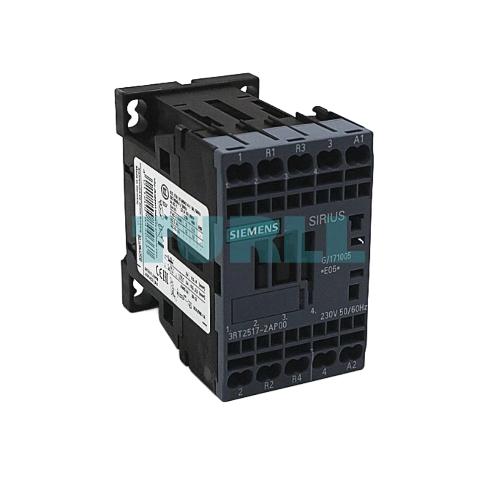 Siemens 3RT2517-2AP00 Power Contactor AC-3, 12A, 5.5 kW/400V, 4-Pole, 230V AC, S00 Original Brand New 6 Siemens 3RT2517-2AP00 Power Contactor AC-3, 12A, 5.5 kW/400V, 4-Pole, 230V AC, S00