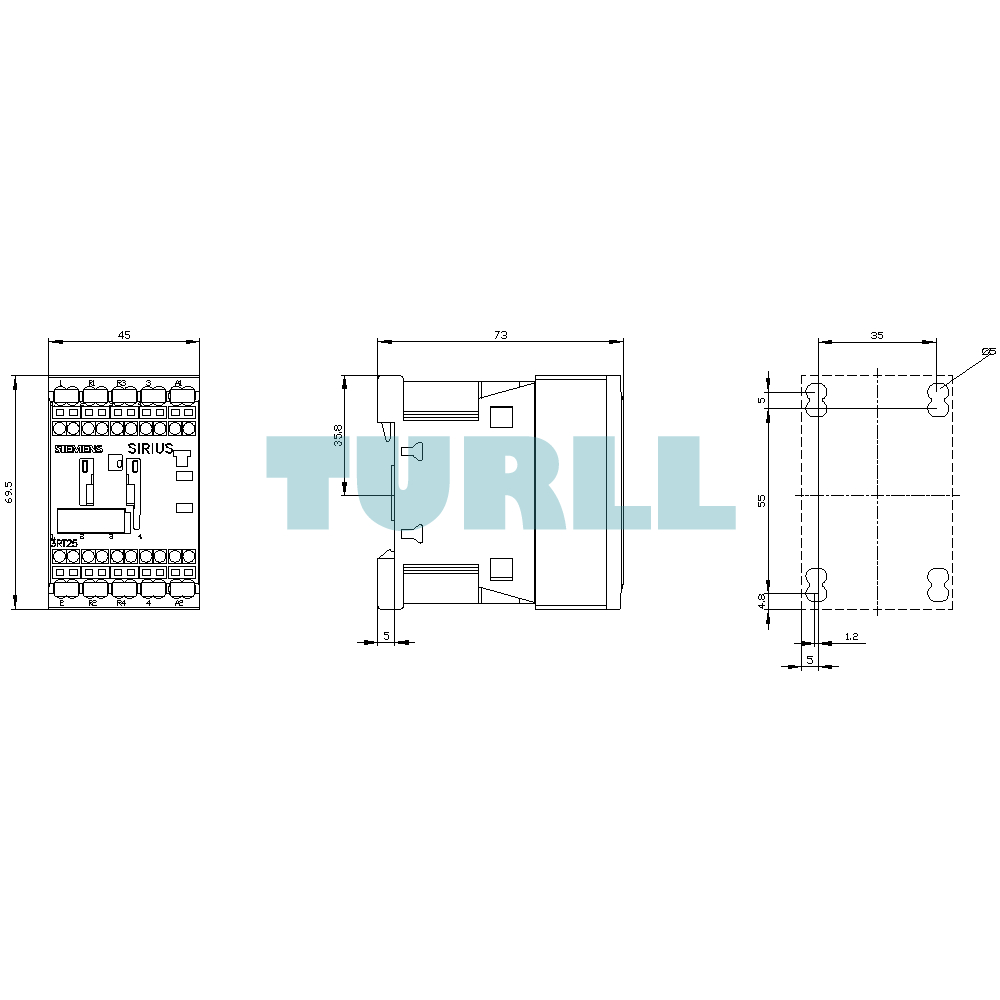Siemens 3RT2518-2AP00 Power Contactor AC-3, 16 A, 7.5 kW / 400 V, 4-Pole, 230 V AC, S00 Size Original Brand New 3 Siemens 3RT2518-2AP00 Power Contactor AC-3, 16 A, 7.5 kW / 400 V, 4-Pole, 230 V AC, S00 Size