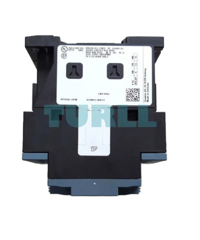 Siemens 3RT2526-1AP00 Power Contactor AC-3, 25A, 11kW, 400V, 4-Pole, 230V AC Coil, S0 Size