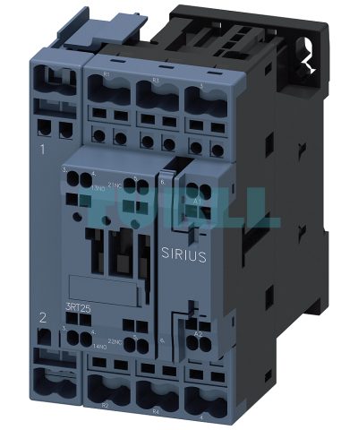 Siemens 3RT2526-2AC20 Power Contactor 25A, 11 kW / 400V, 4-Pole, AC-3